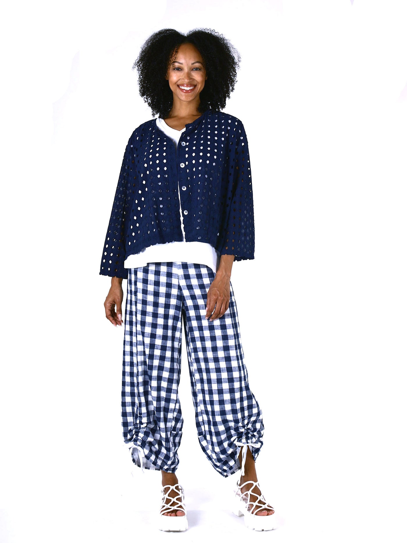 Blue & White Gingham