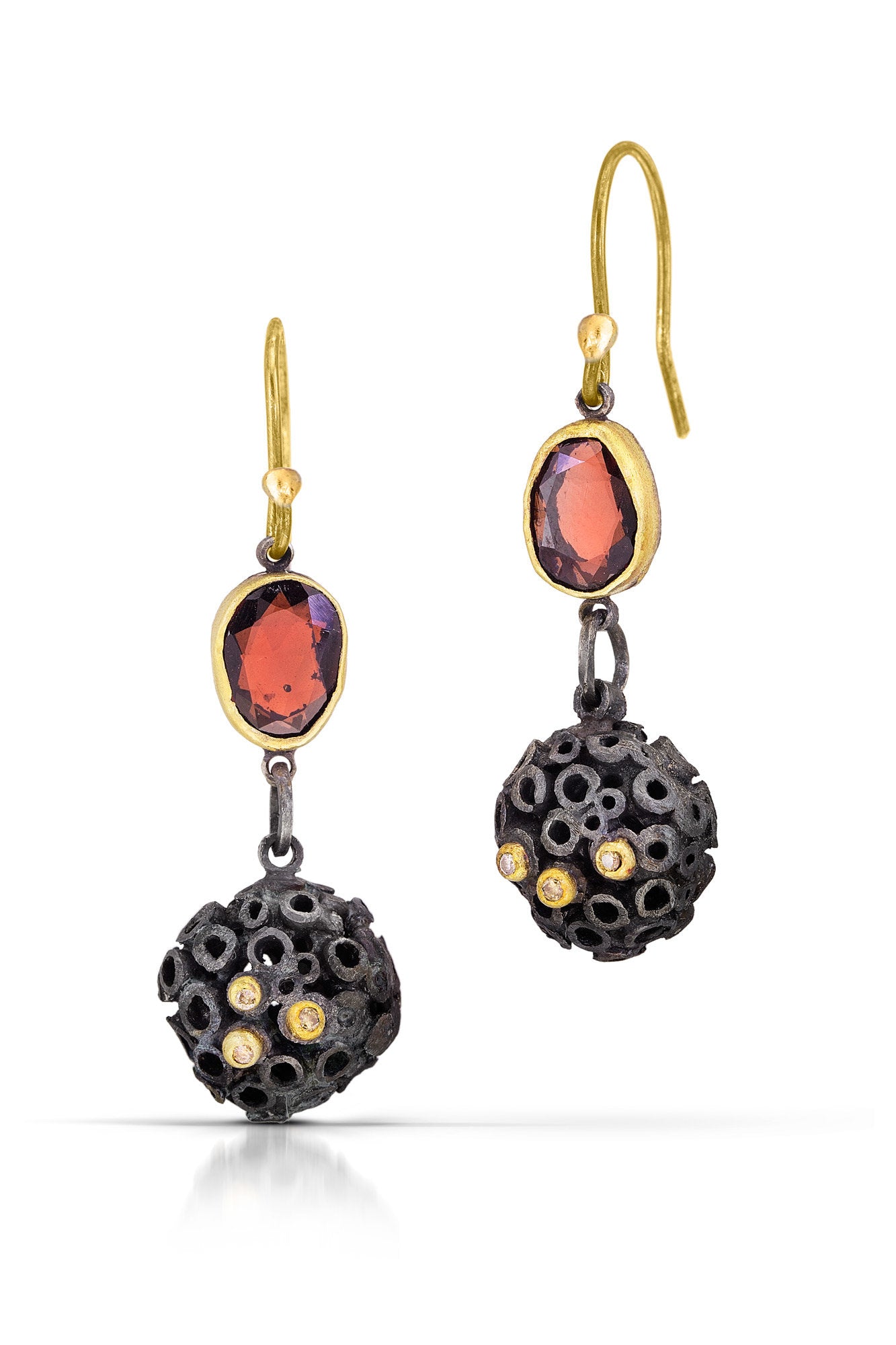 Bejeweled Hive Earrings