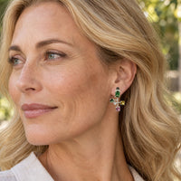 Asymmetrical Tourmaline Earrings