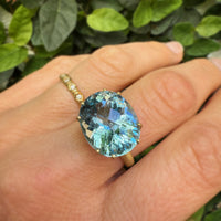 Aquamarine Aqueduct Ring