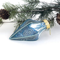 Crystalline Star Ornament, Morning Blue