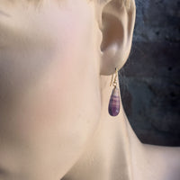 Fluorite Drop Earrings XI
