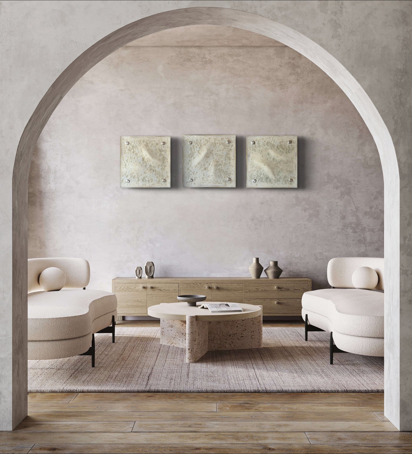 Pearl Crystalline Wall Squares