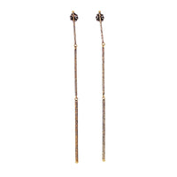 Gold Dust Elegant Thin Earrings