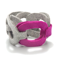 Gray with Magenta Link