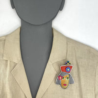 Women and Hats Pin No. 11