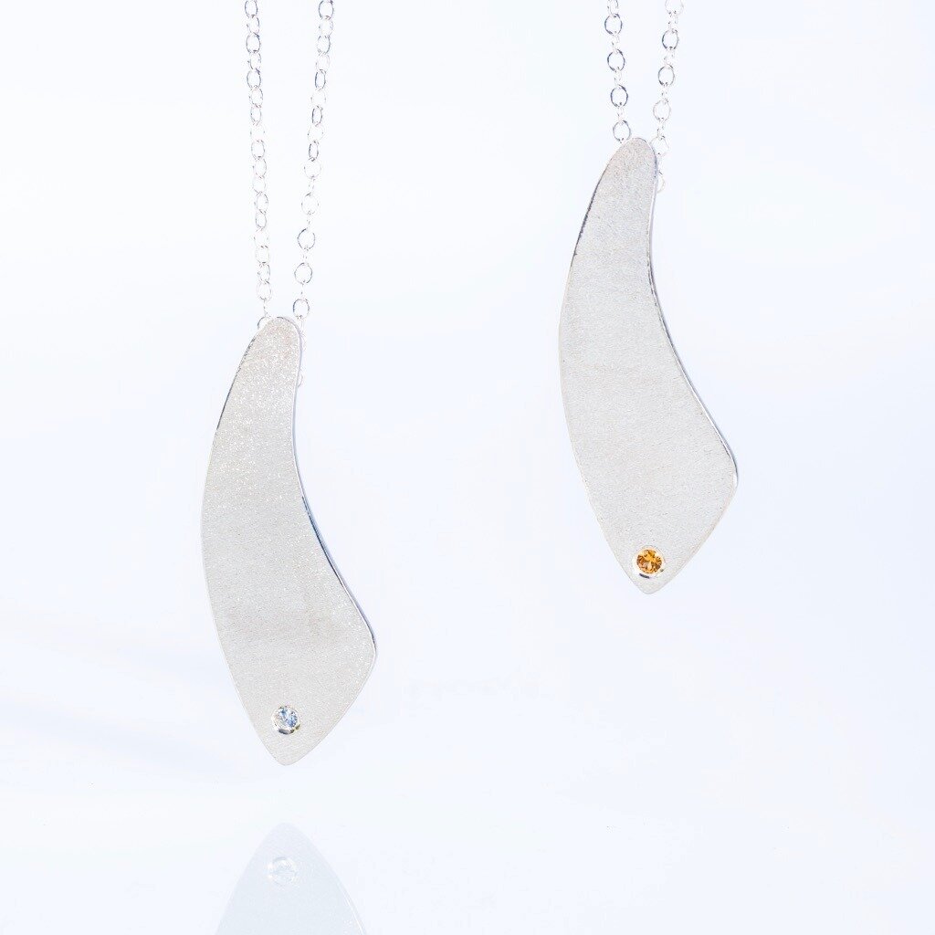 Diamond (left) and Yellow Sapphire (right)