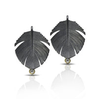 Feather Post Earrings