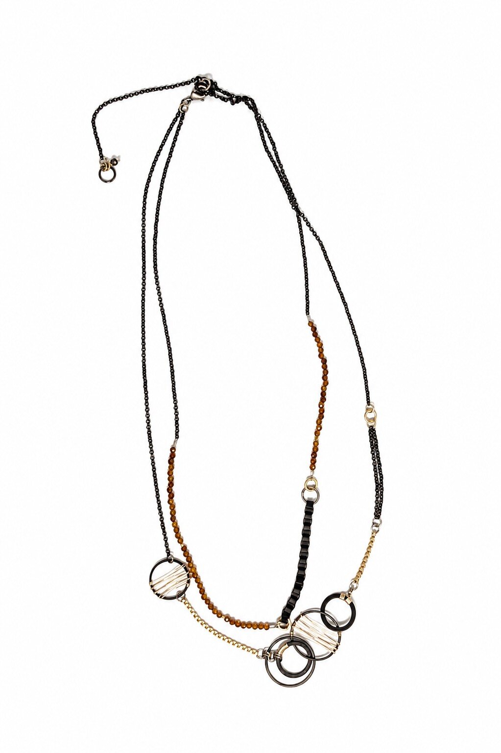 Burnished Orbit Necklace