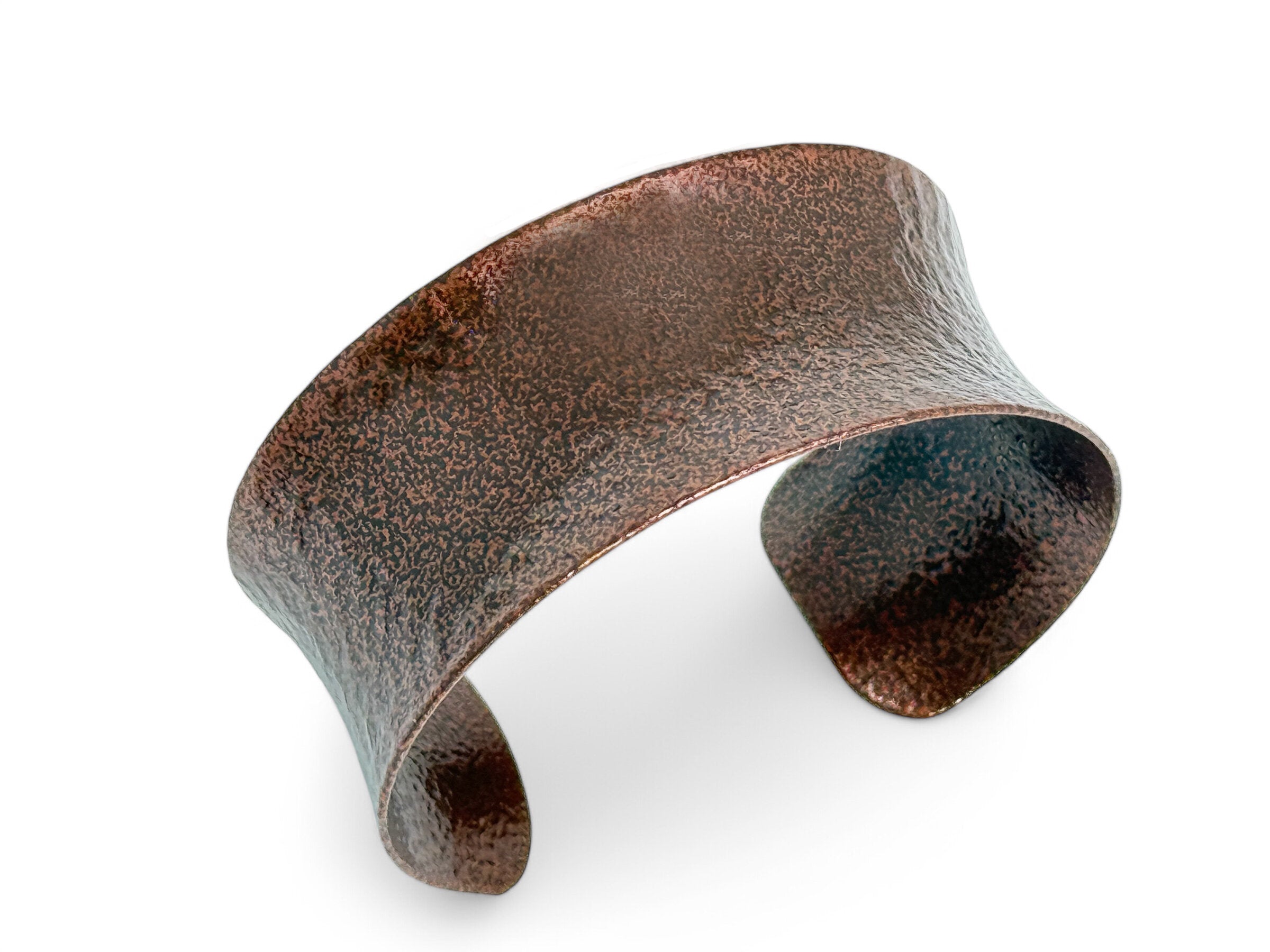 Concave Hammered Texture Cuff · Artful Home
