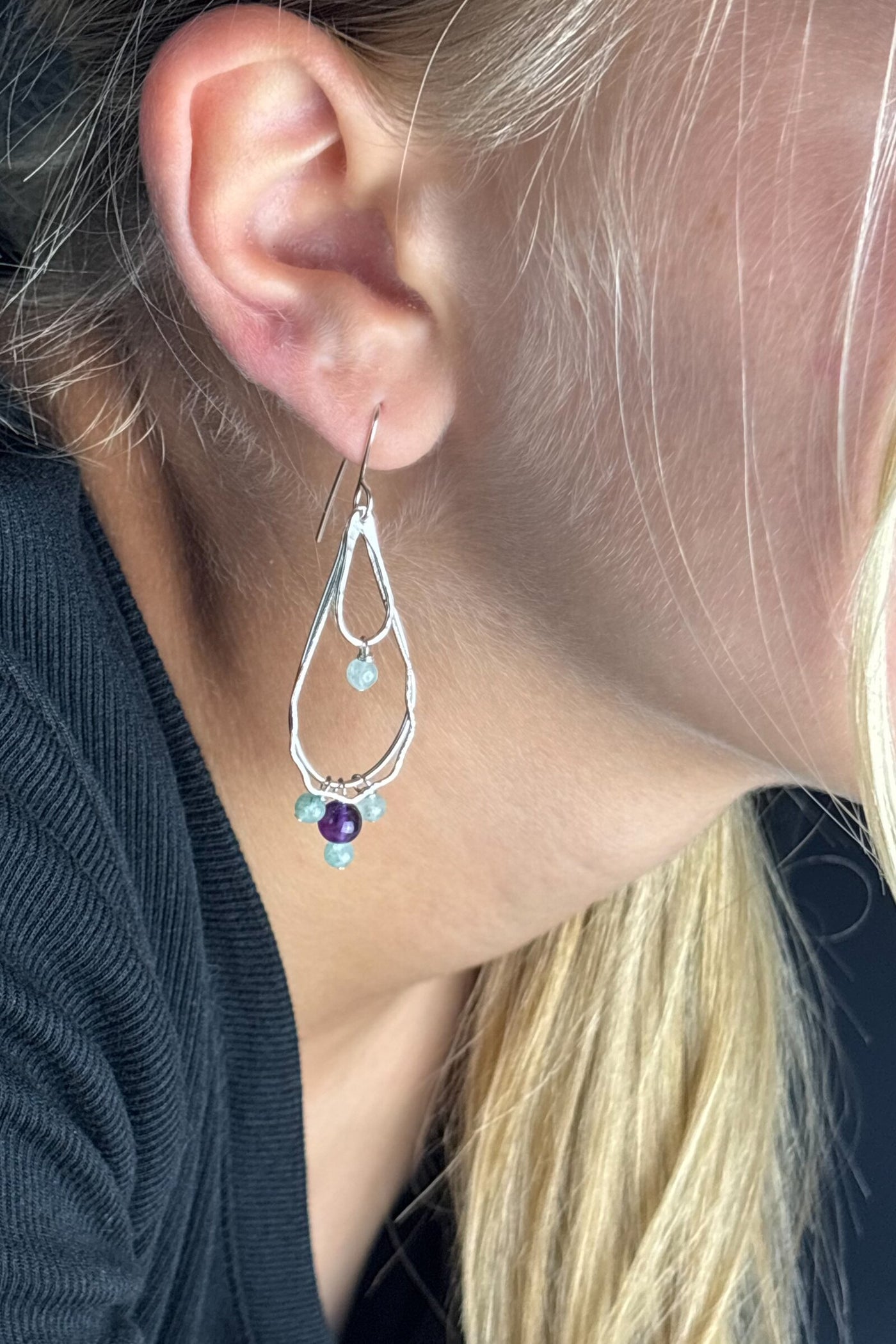 Frosty Drop Earrings