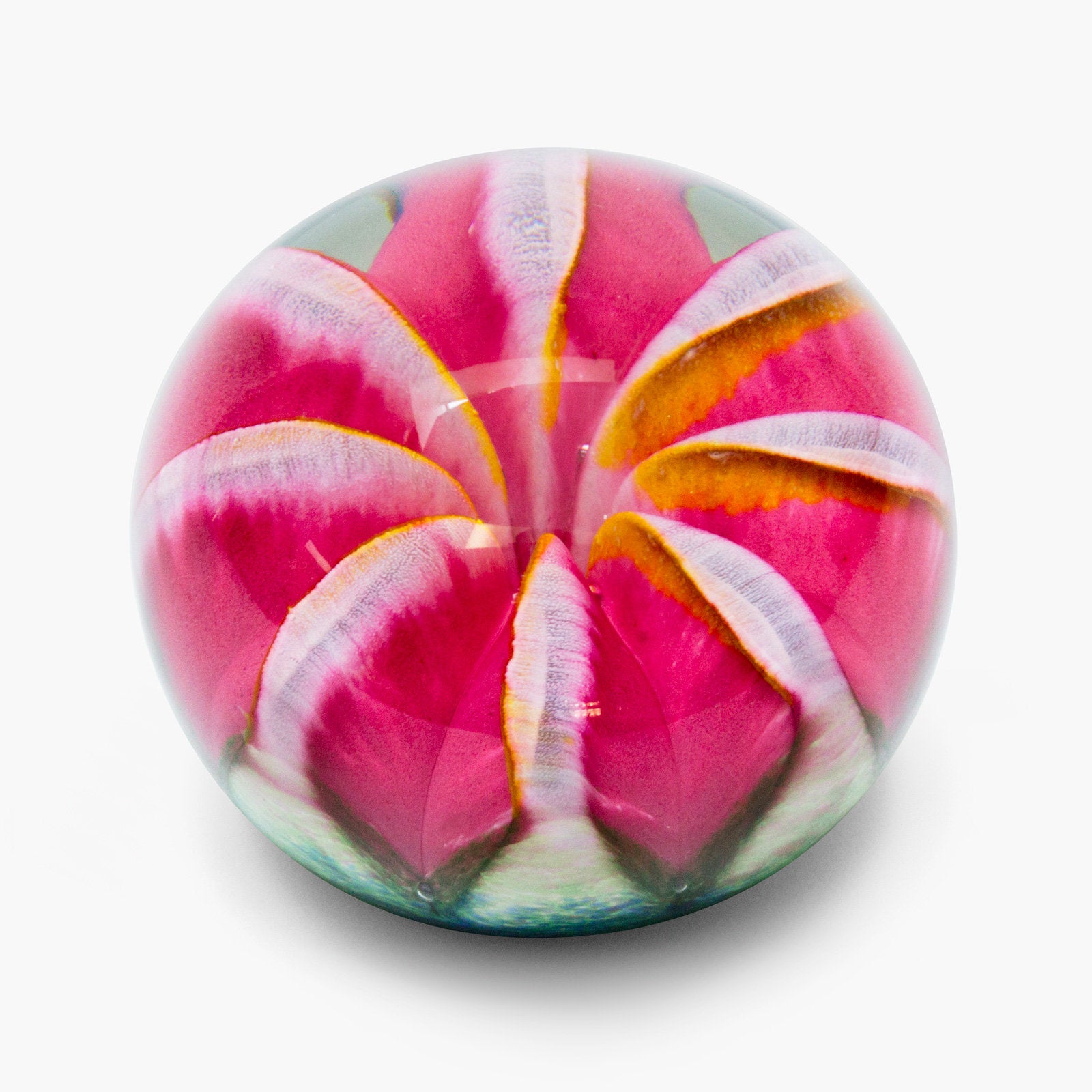 Pink Ruby Fruit Paperweight