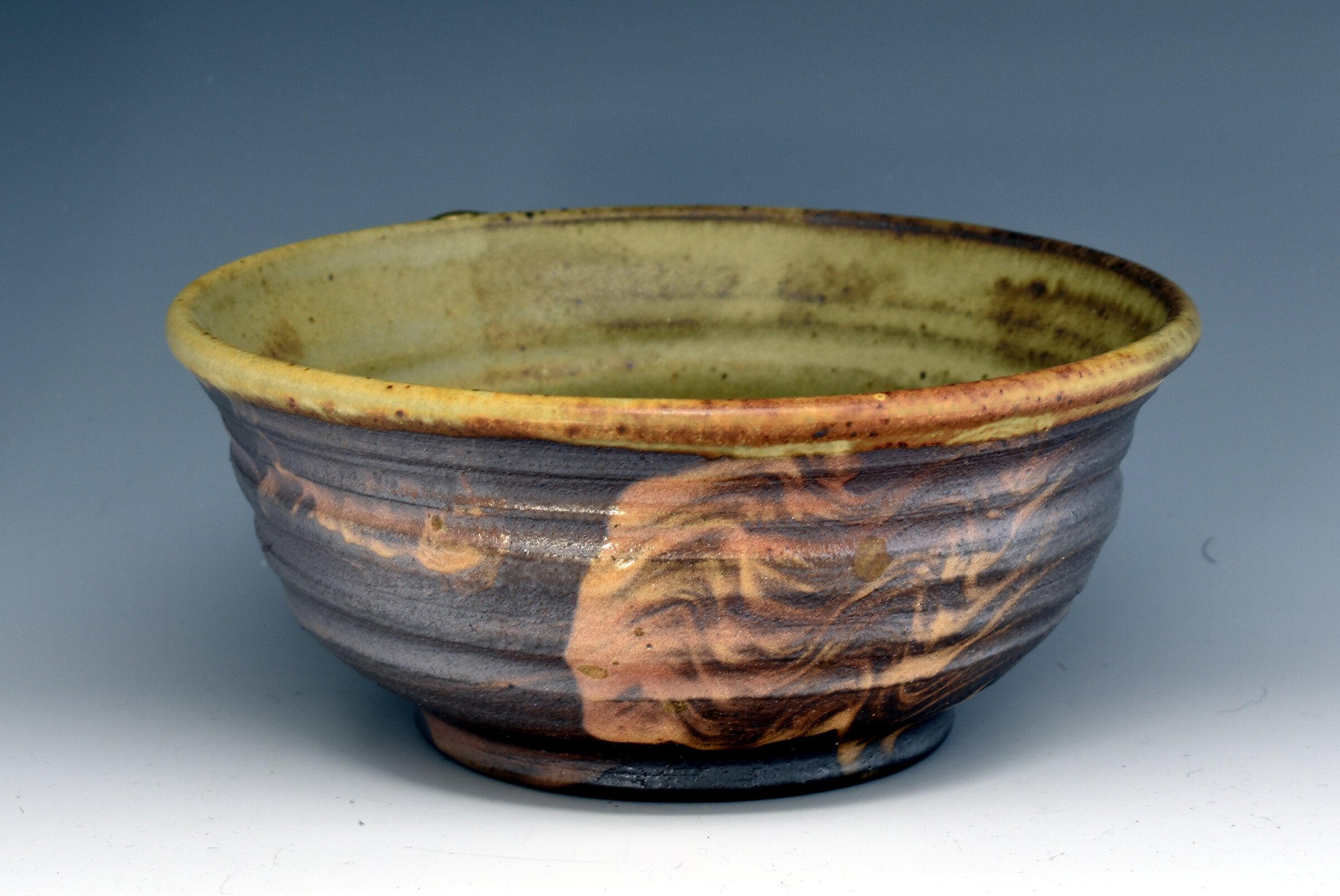 Ribbed Stoneware Bowl