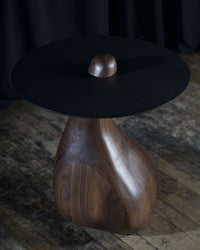 Walnut and Black top