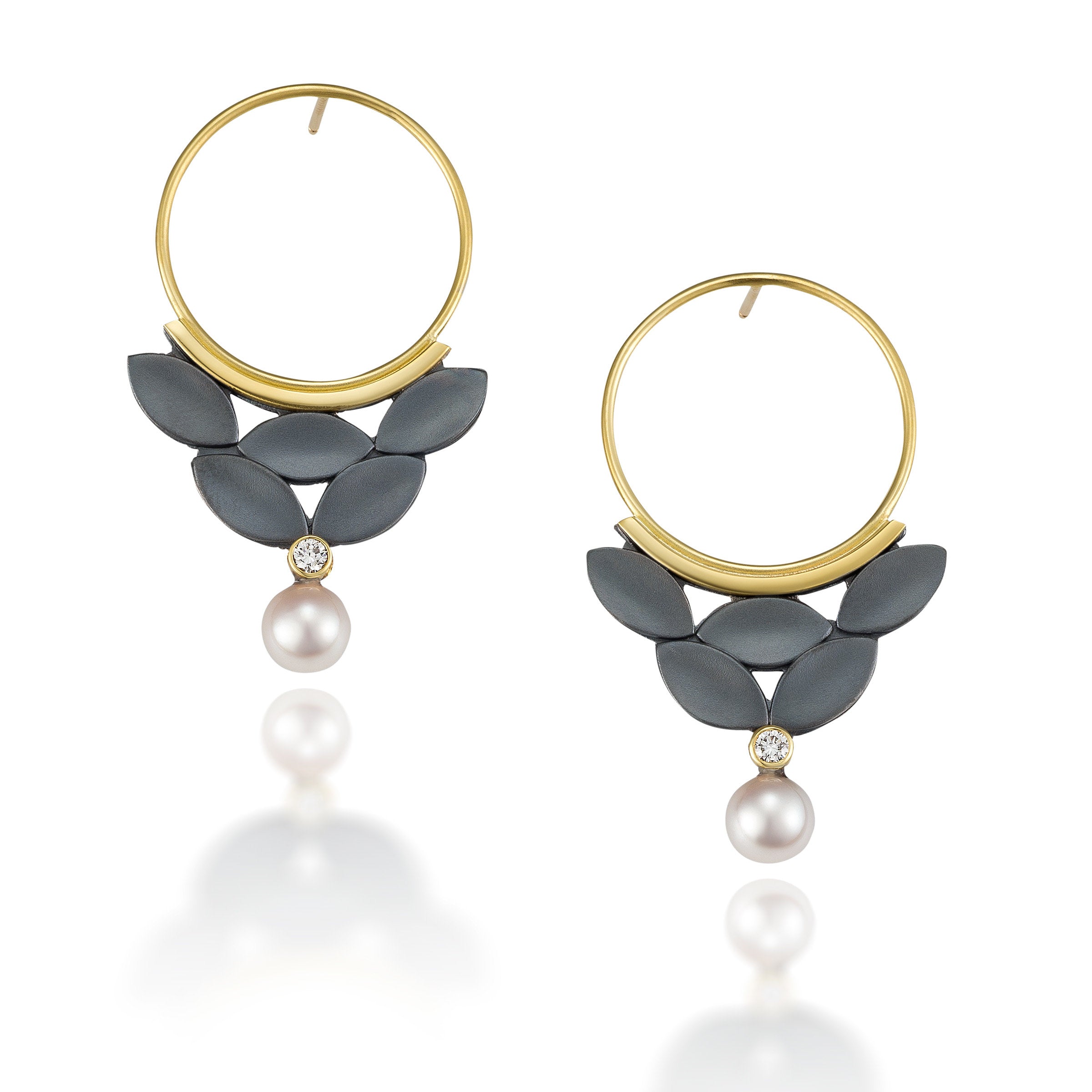 Leaf Cluster Earrings