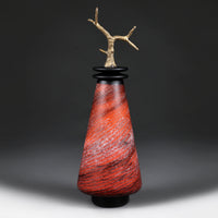 Buoyant Branch Crimson Tall Cone