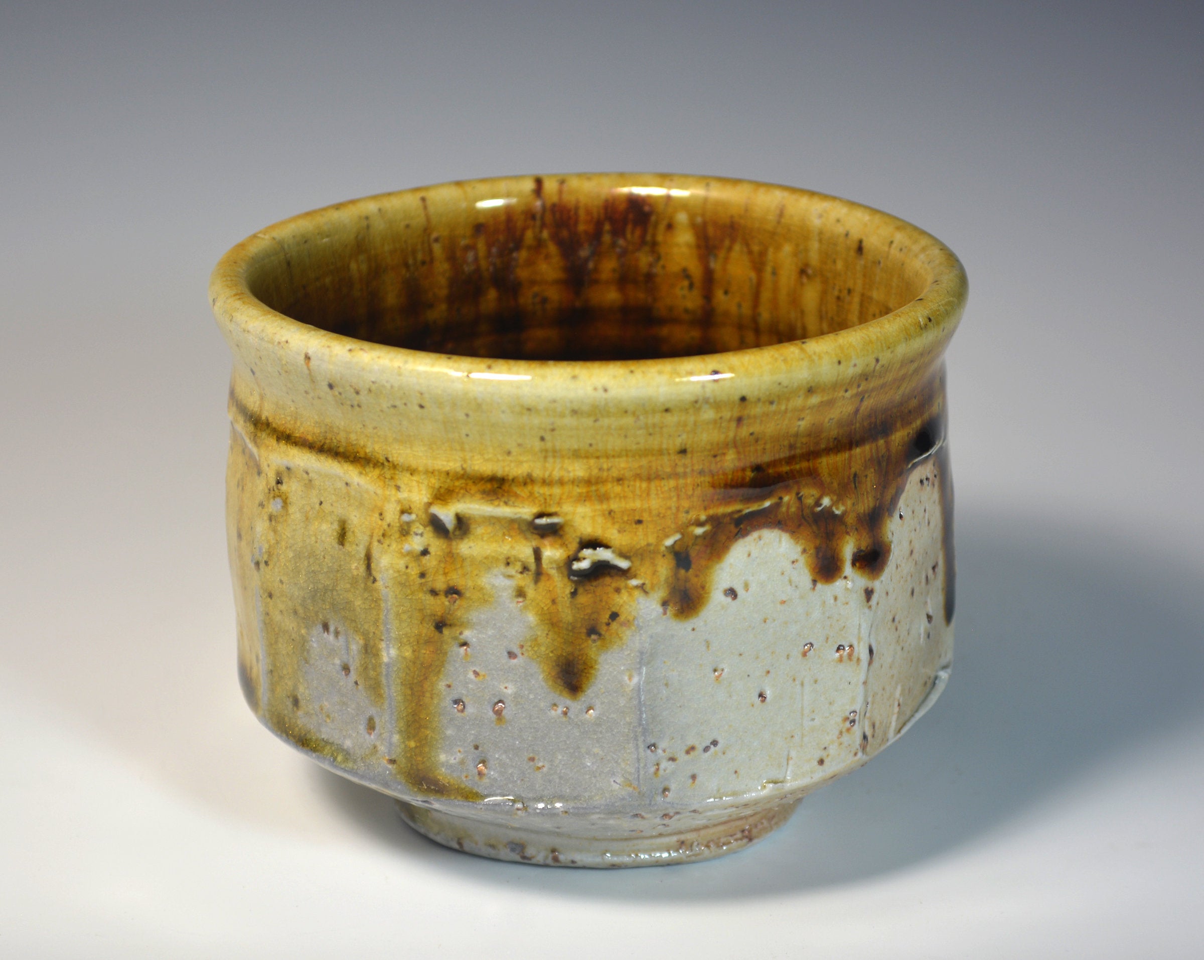 Honey Drip Temmoku Bowl