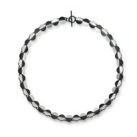 Half & Half Eclipse Circle Link Necklace