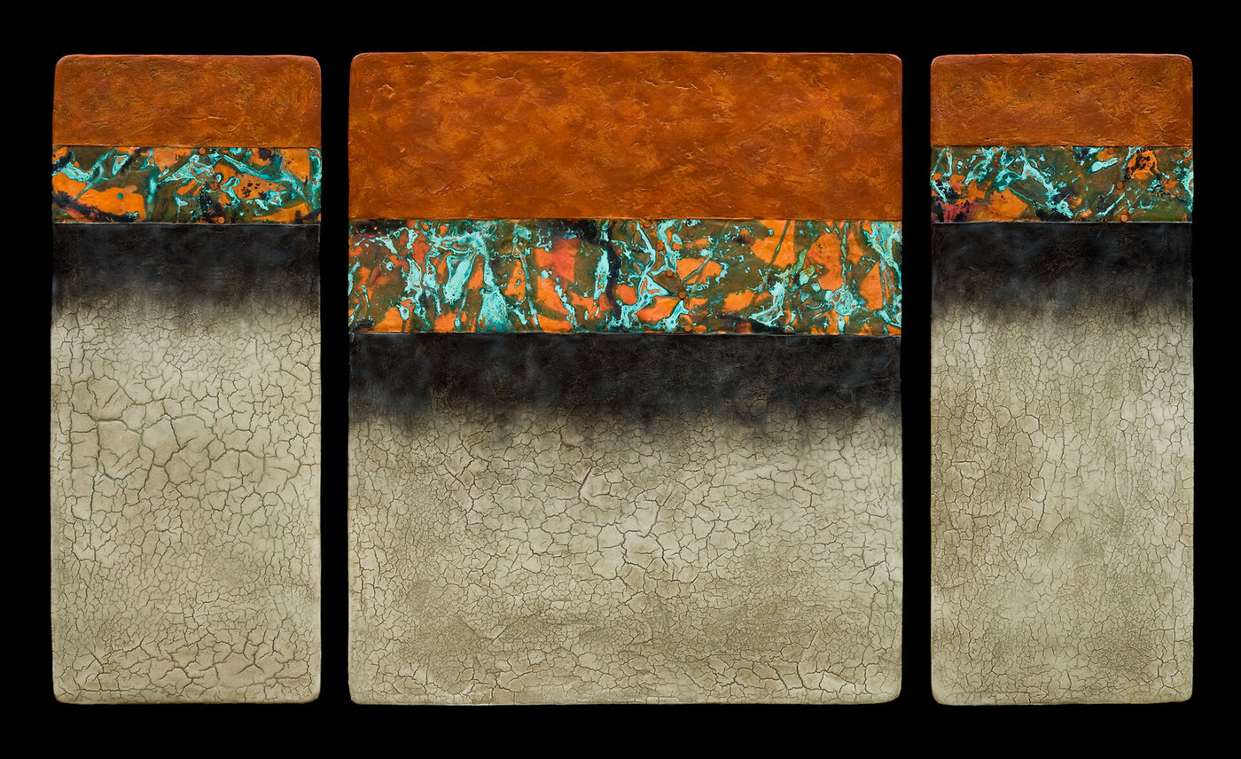 Canyon Walls: OBC M+ Triptych