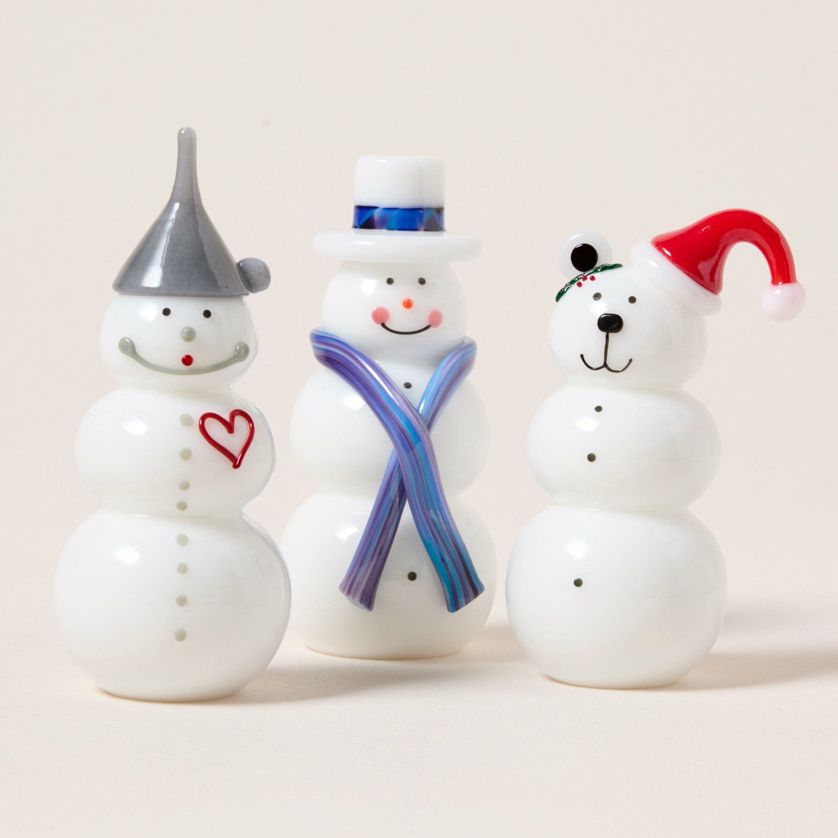 Santa Bear Snowman