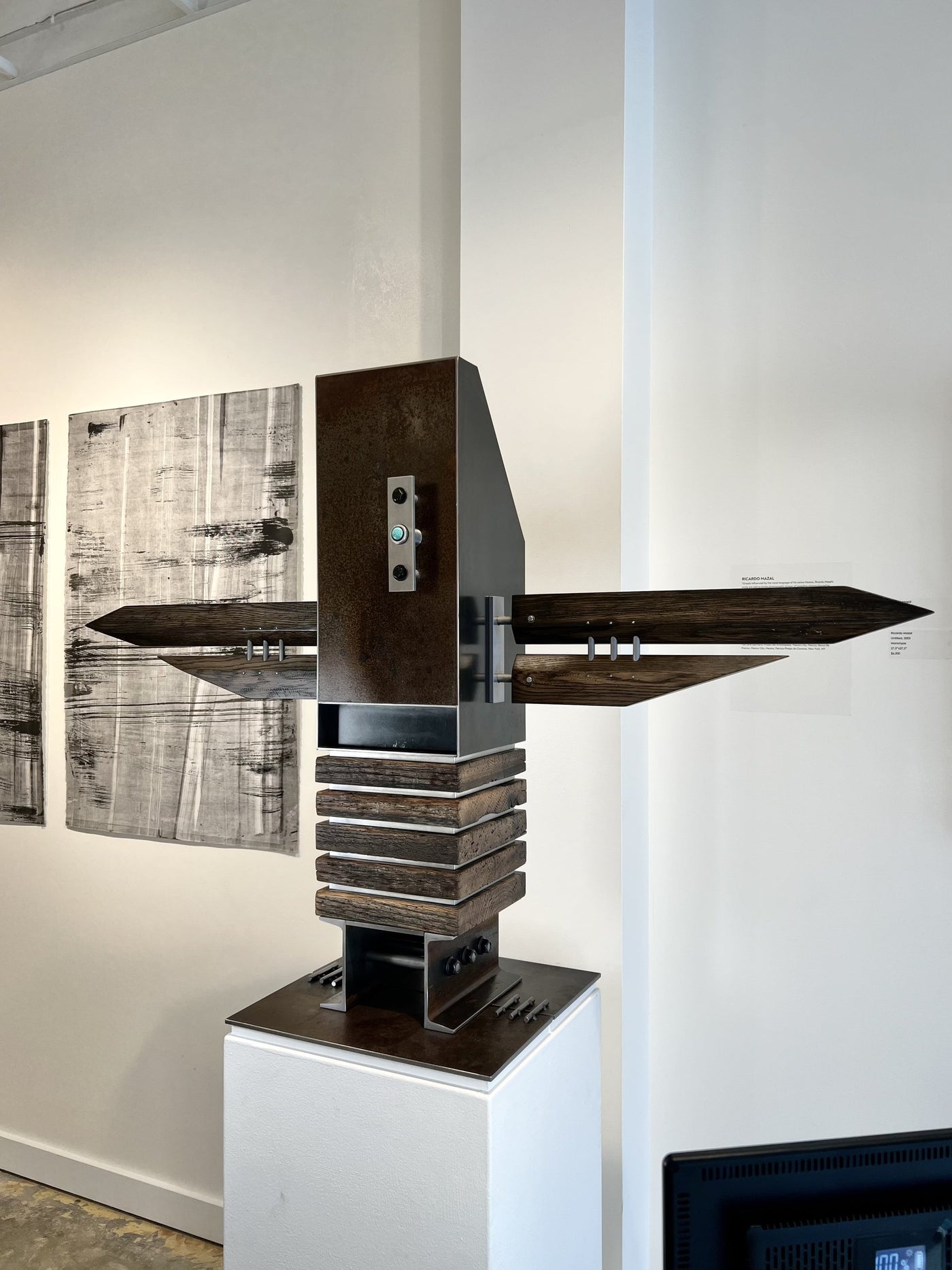 Modern Totem Sculpture