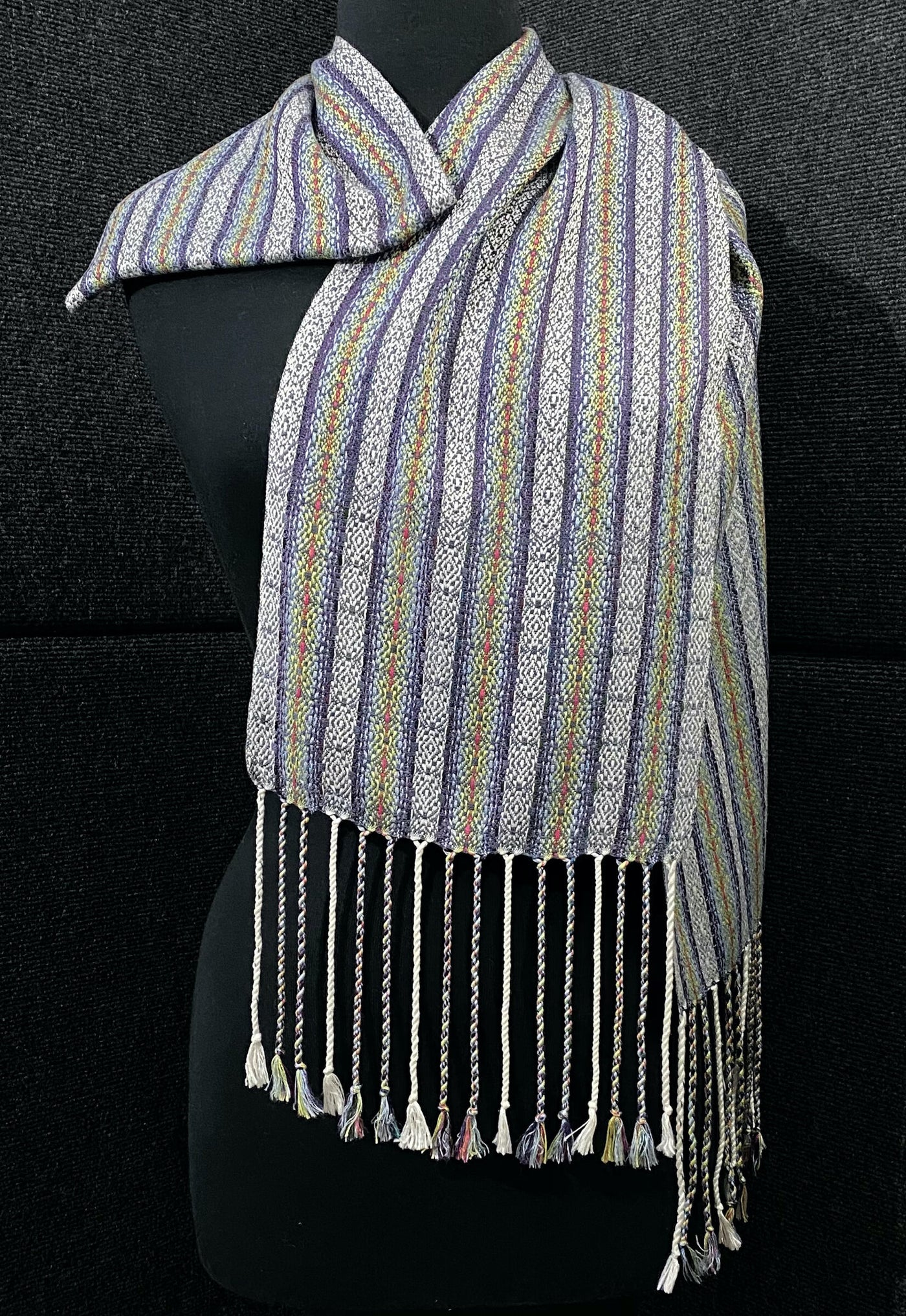 Scottish Charcoal scarf | Photo by Dennis Collins