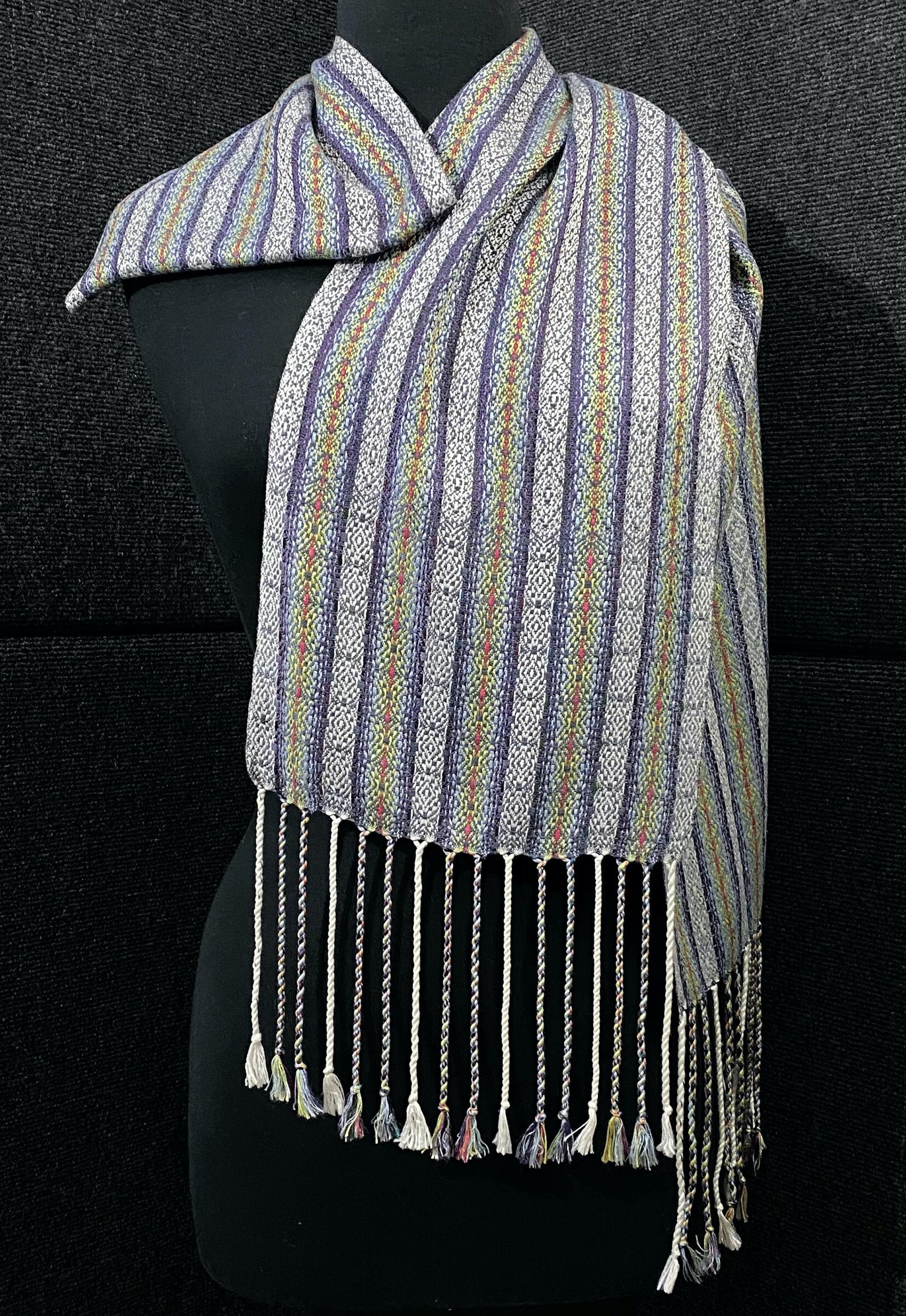 Scottish Charcoal scarf | Photo by Dennis Collins