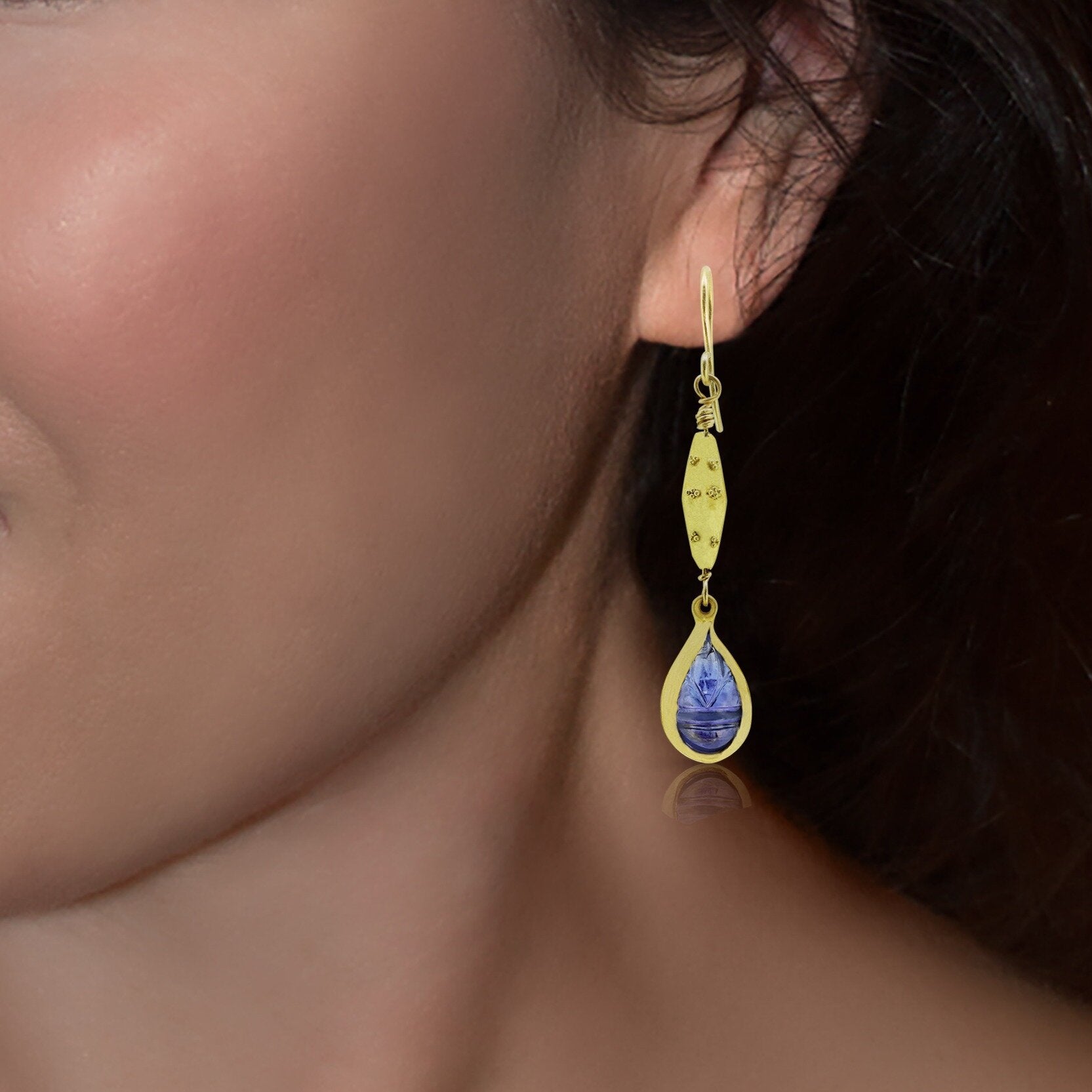 Lotus Blossom Earrings