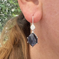 Amethyst Hematite Azores Earrings