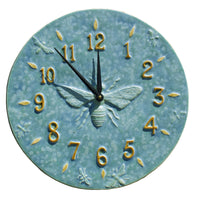 Honeybee Wall Clock in Turquoise