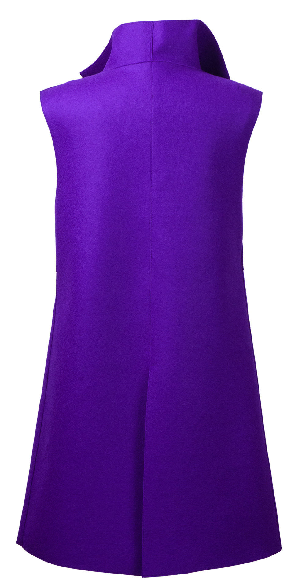 purple, back view