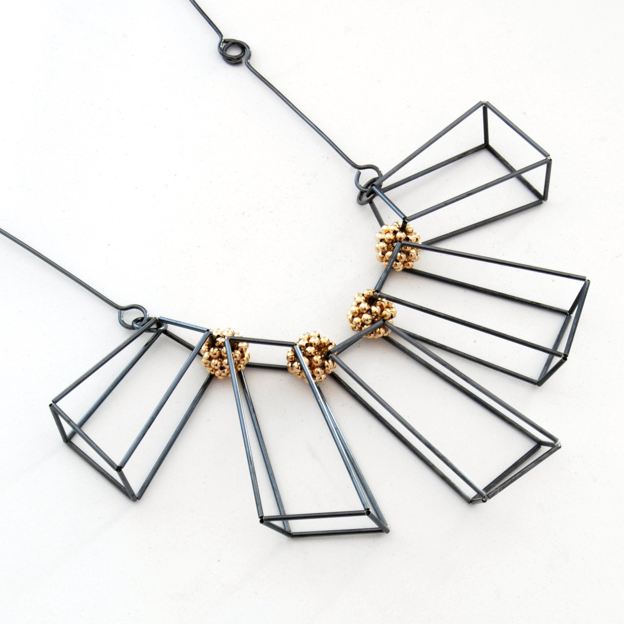Prisms and Balls Necklace