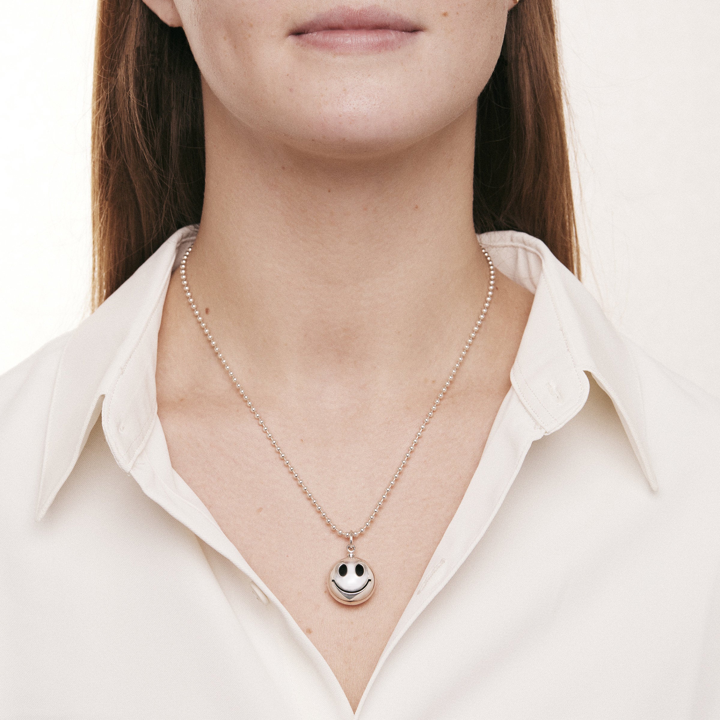Standard with Sterling Silver bead chain