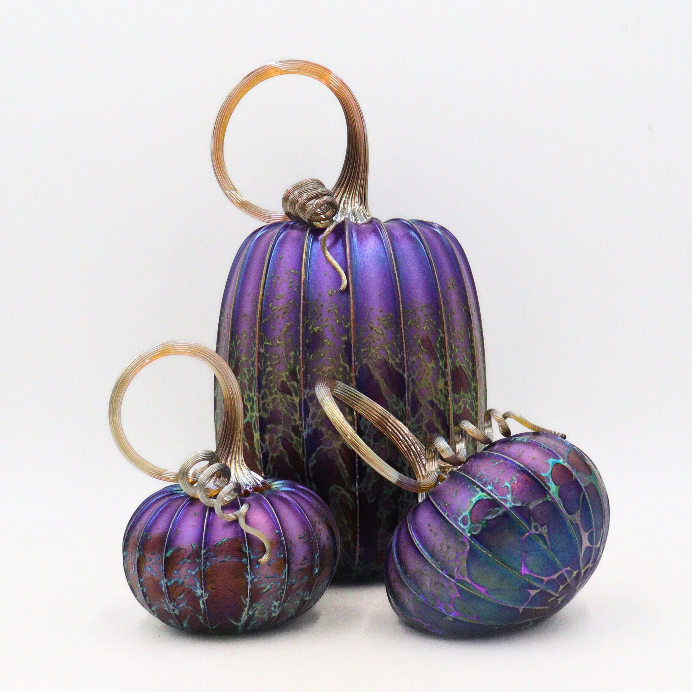 Aubergine Pumpkin Trio