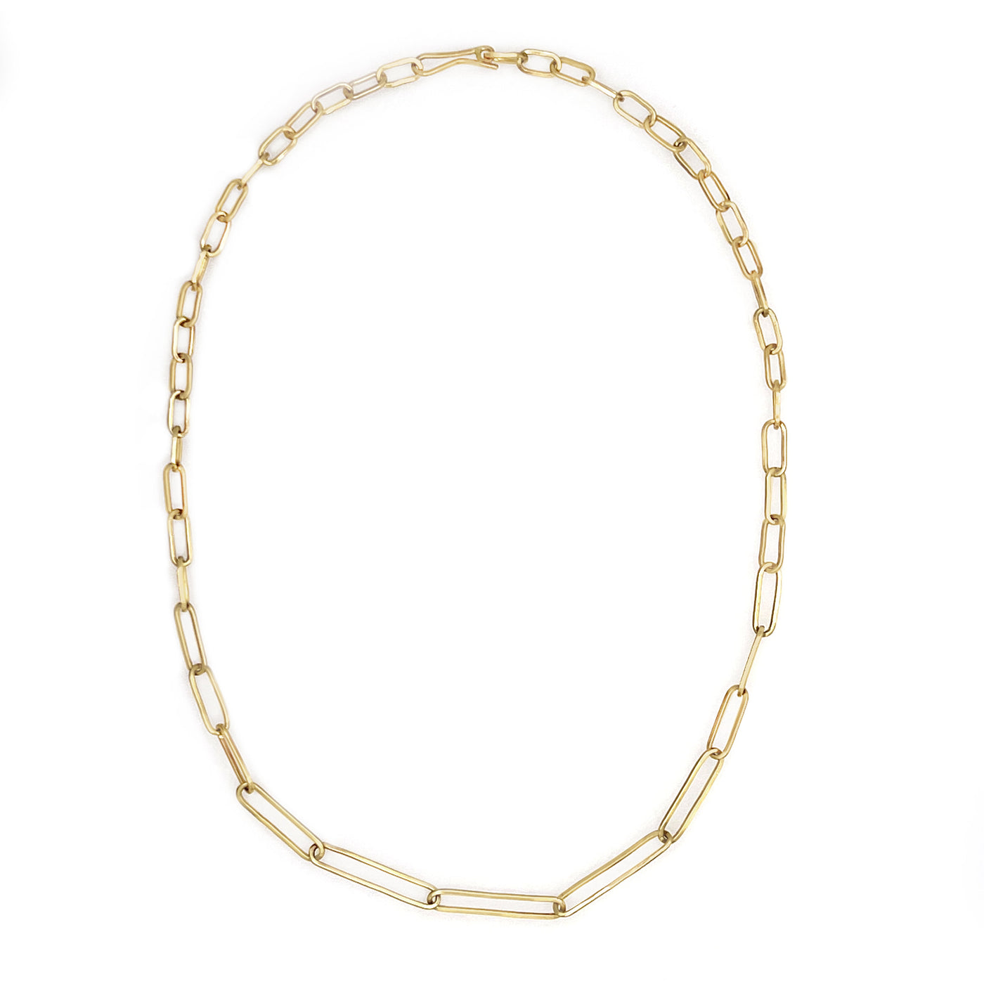 Graduated Paperclip Necklace
