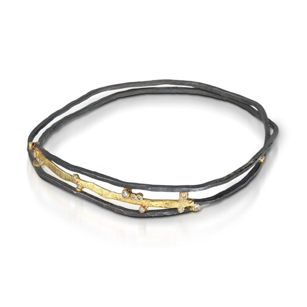 Meandering Line Bangle