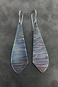 Crosshatching Waves Earrings