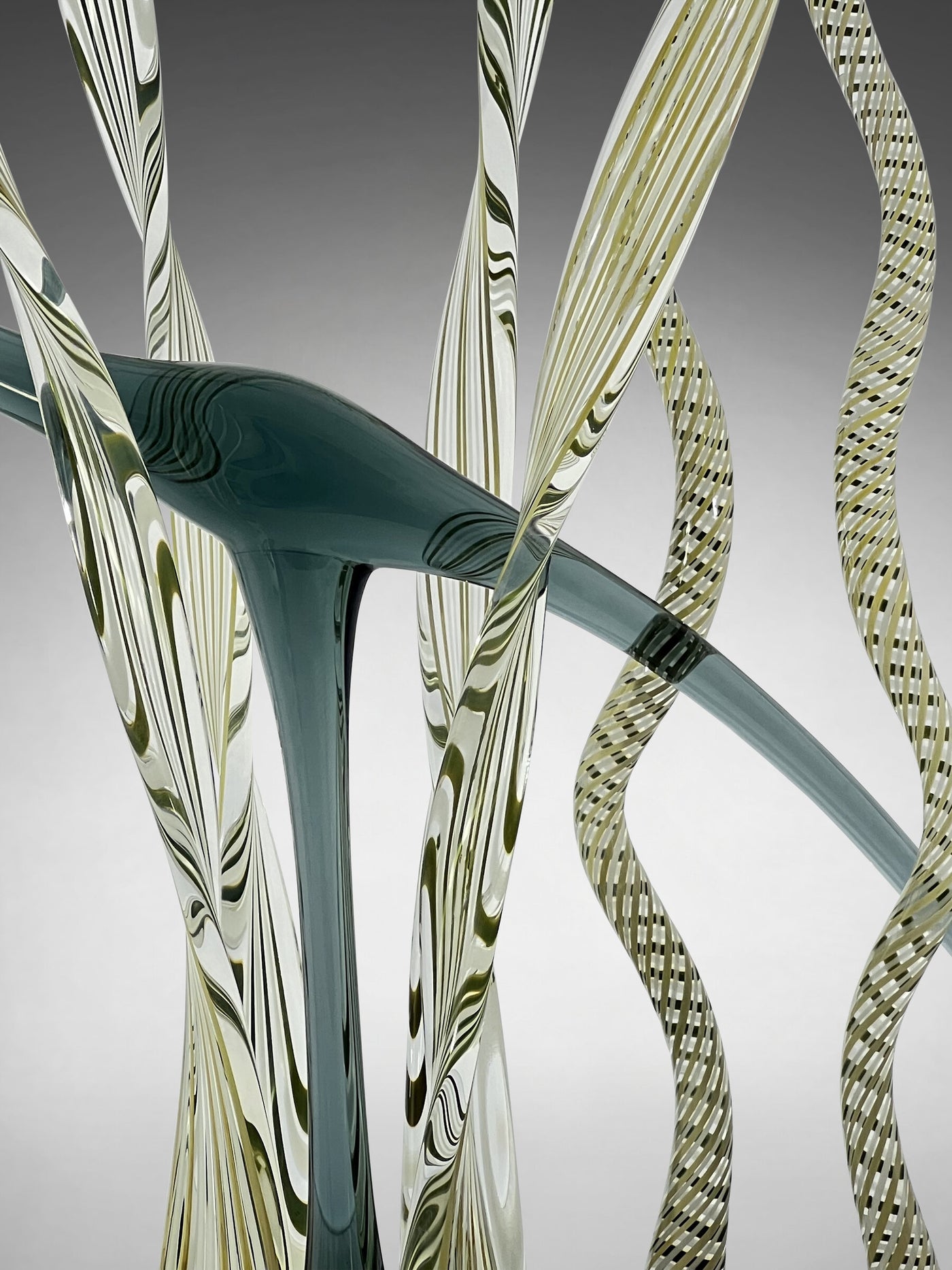 Dancing Heron in the Marsh ll, Mystic Silver