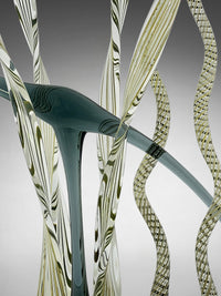 Dancing Heron in the Marsh ll, Mystic Silver