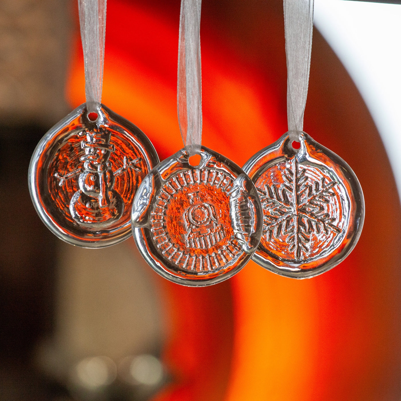 Suncatcher Ornament Trio, Wintertime