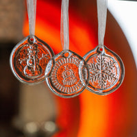 Suncatcher Ornament Trio, Wintertime