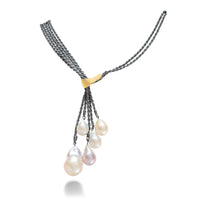 Five-Drop Pearl Necklace