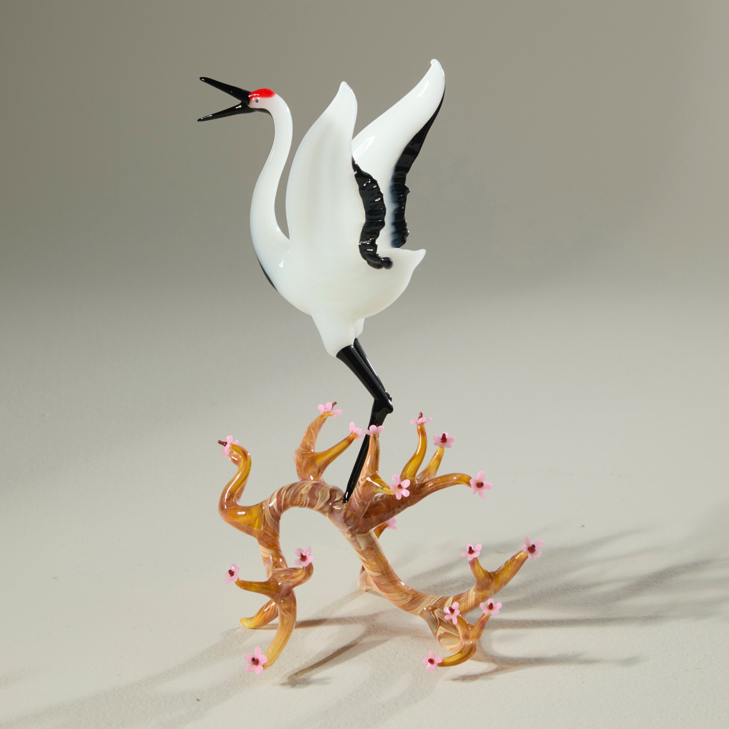 Cherry Blossom Crane