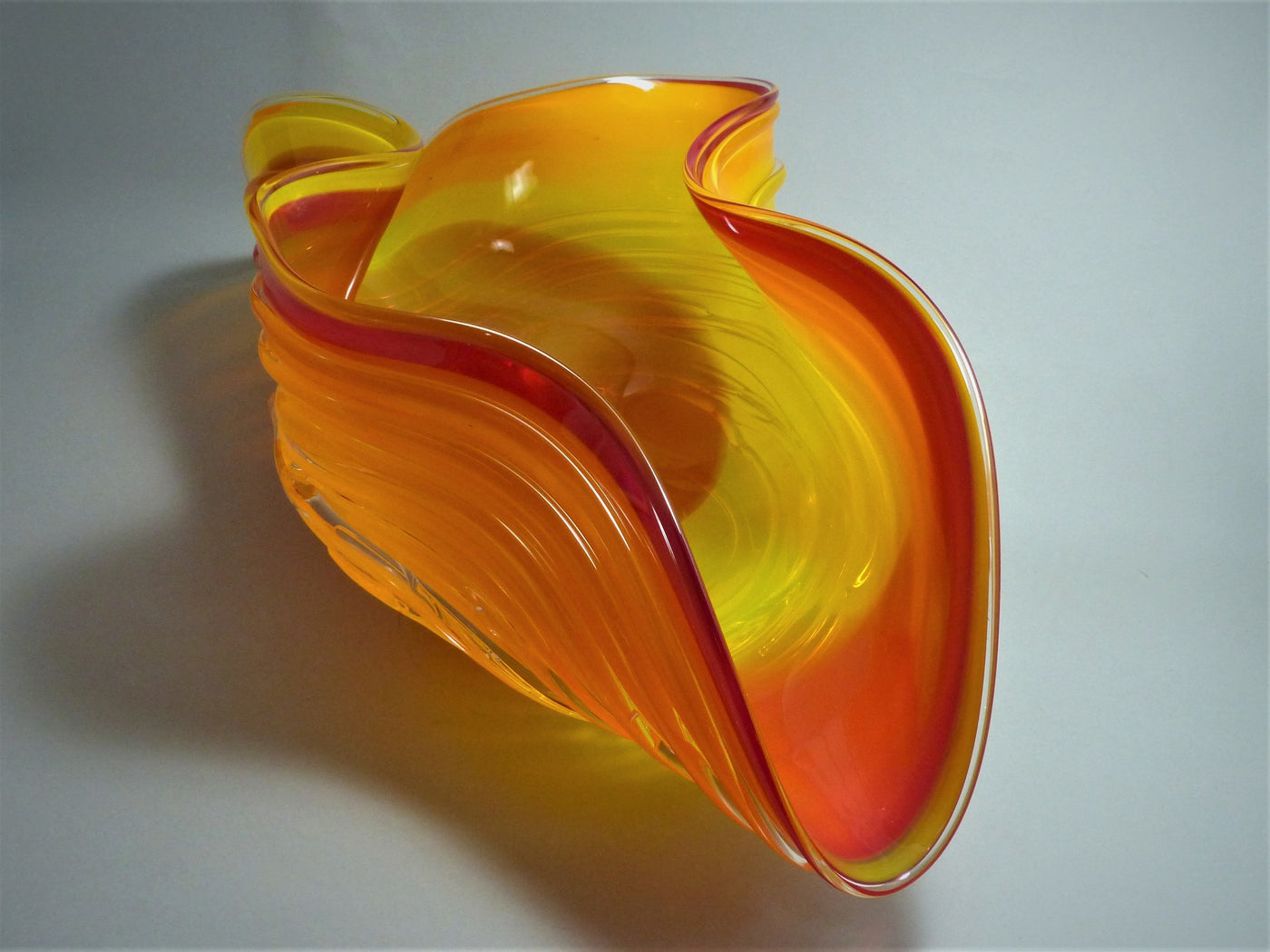Sunset Folded Bowl