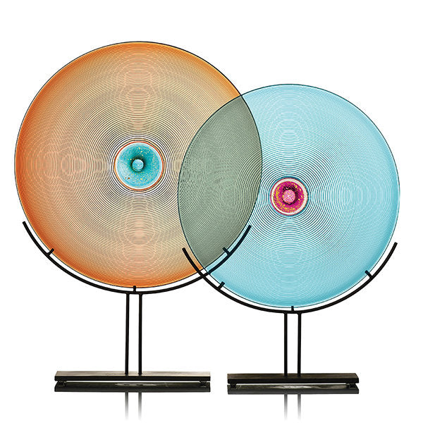 left to right: apricot, copper blue