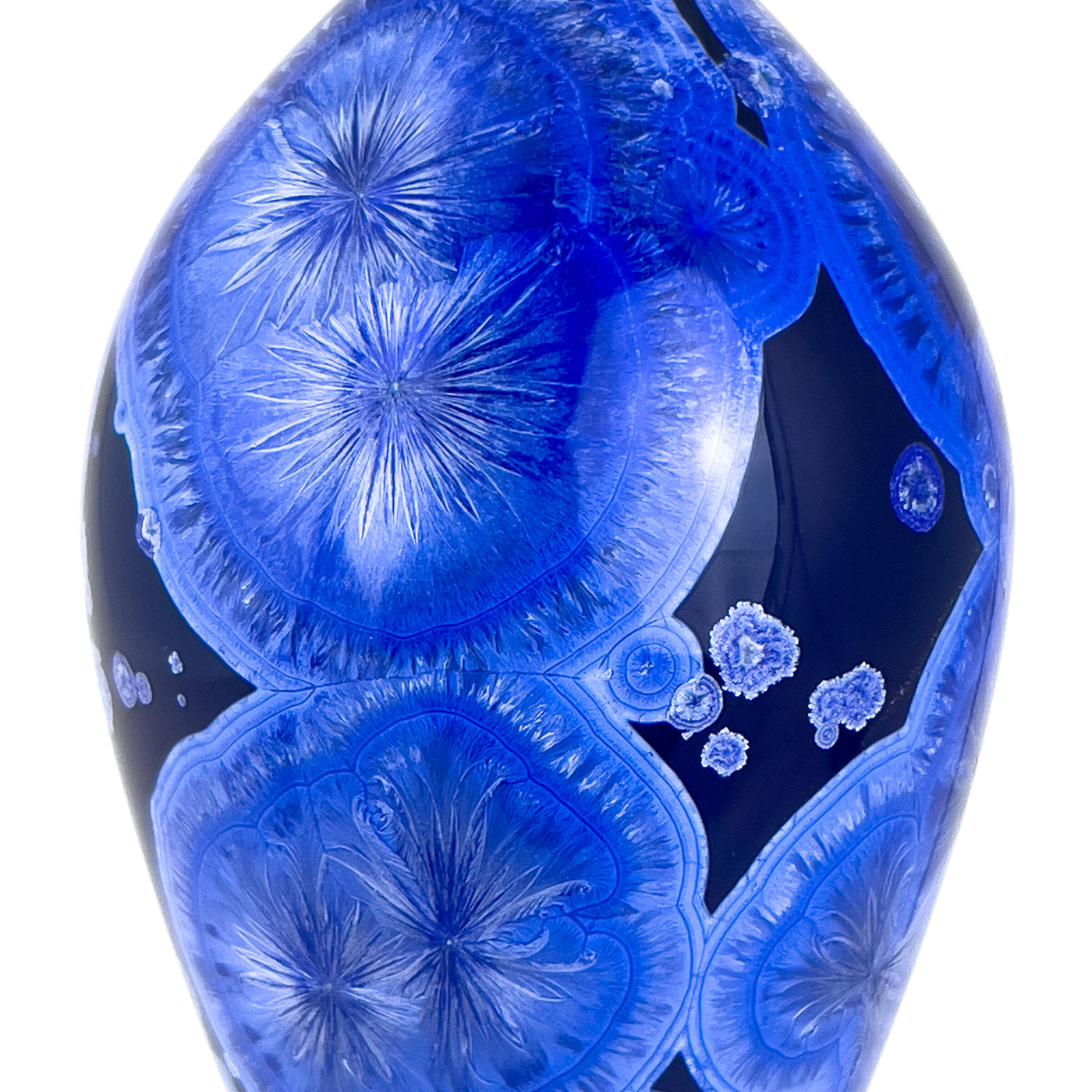 Crystalline Tear Ornament, Cobalt Ocean