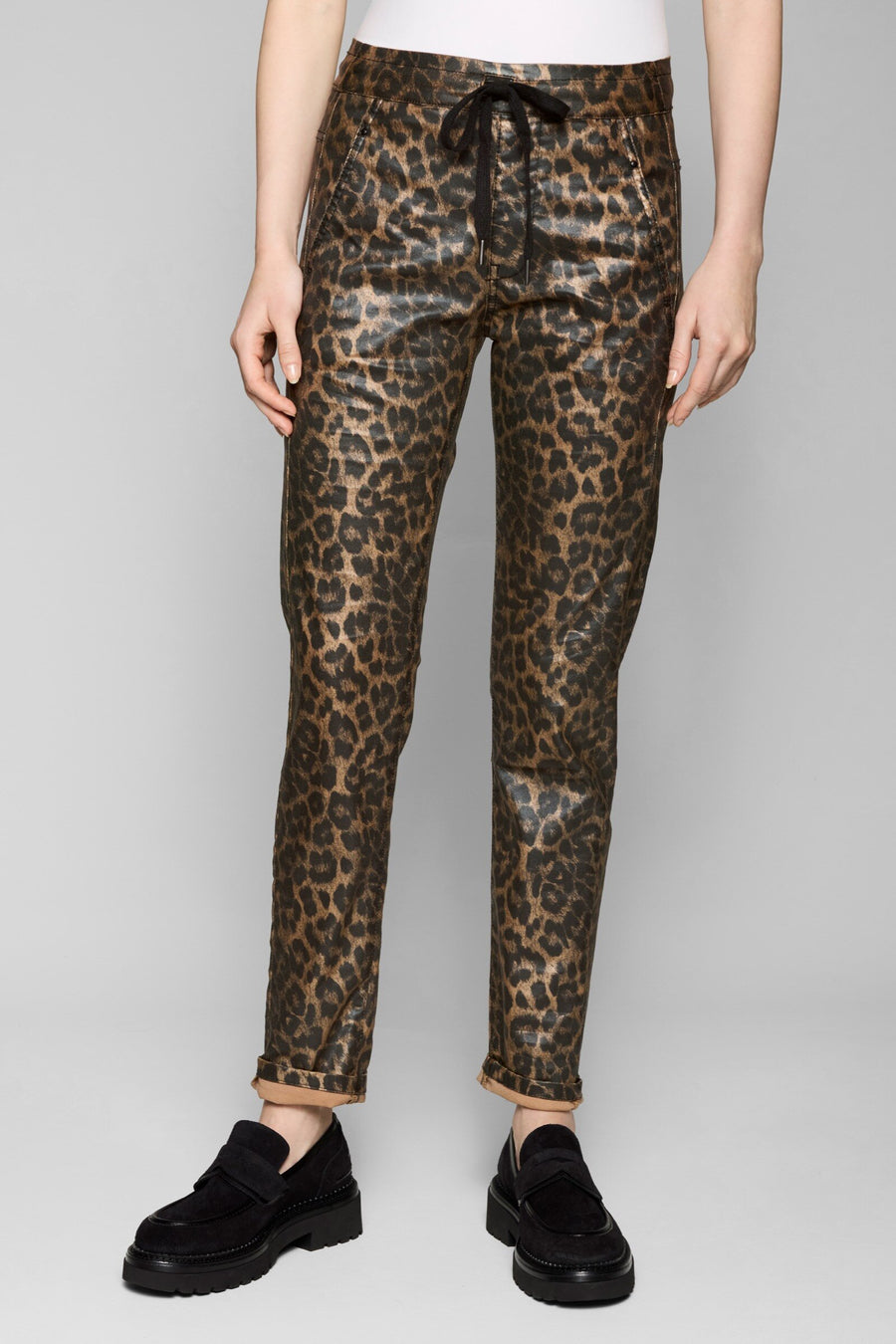 Leopard Ventura Drawstring Pant