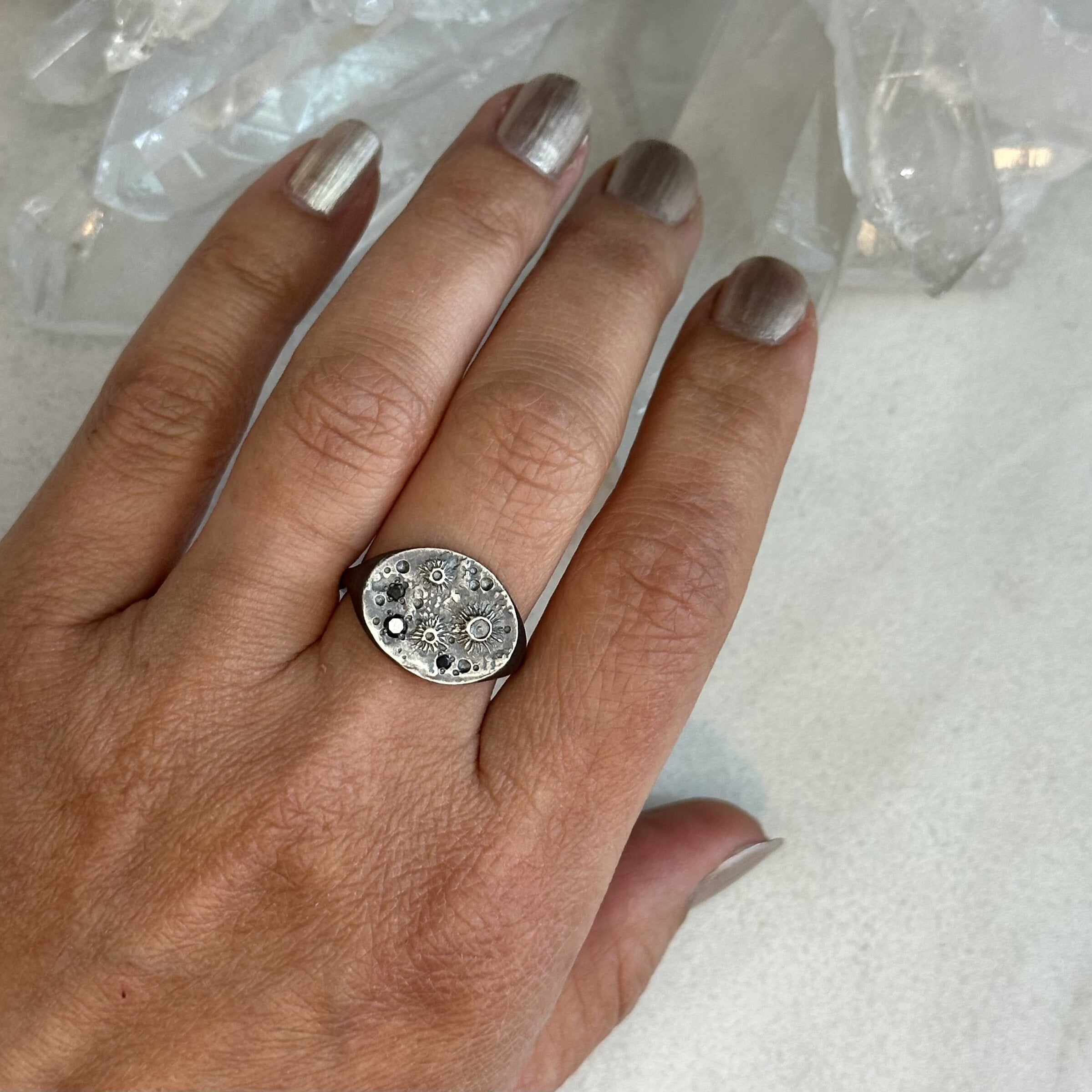 Oxidized Silver