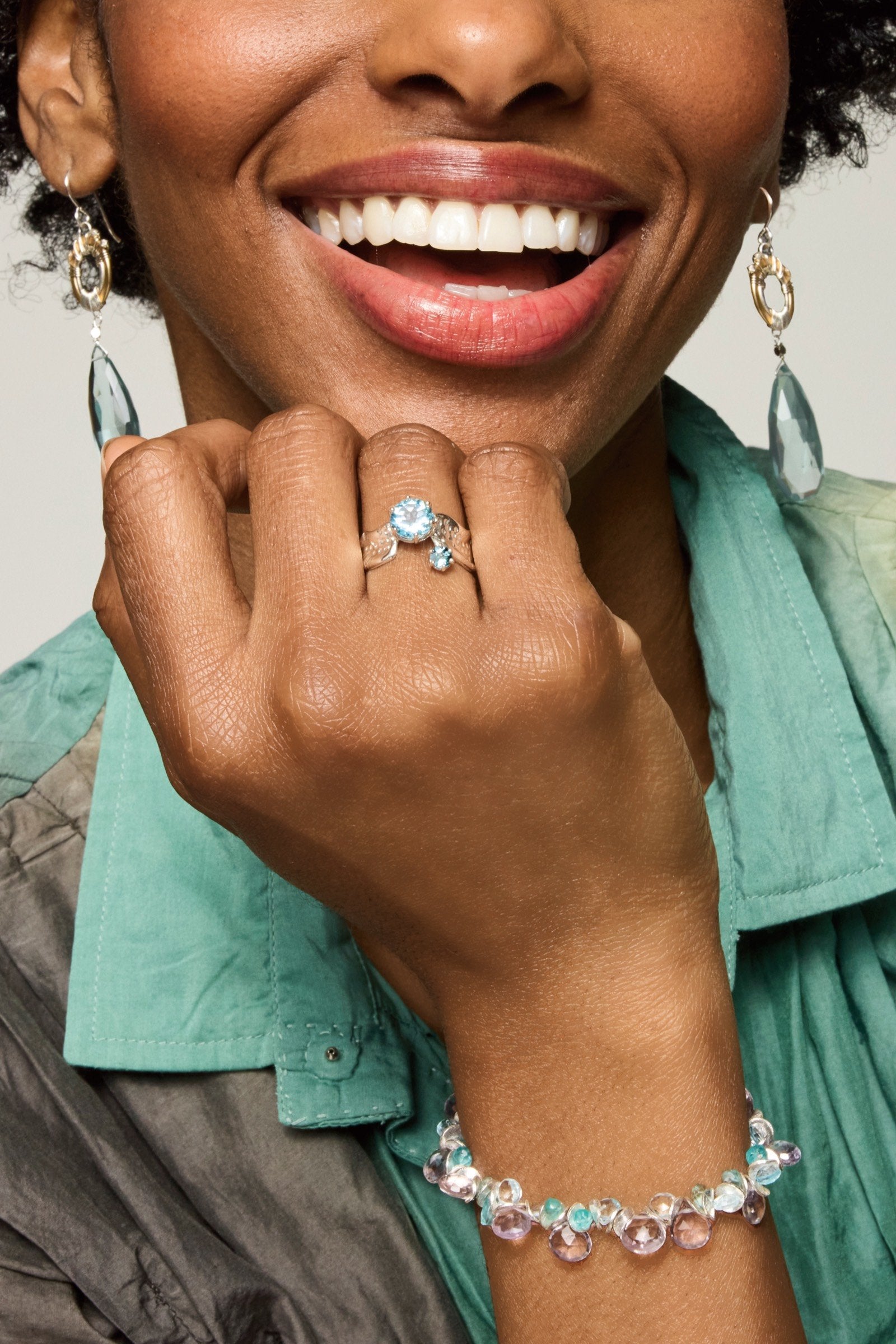 Sky Blue & London Blue Topaz