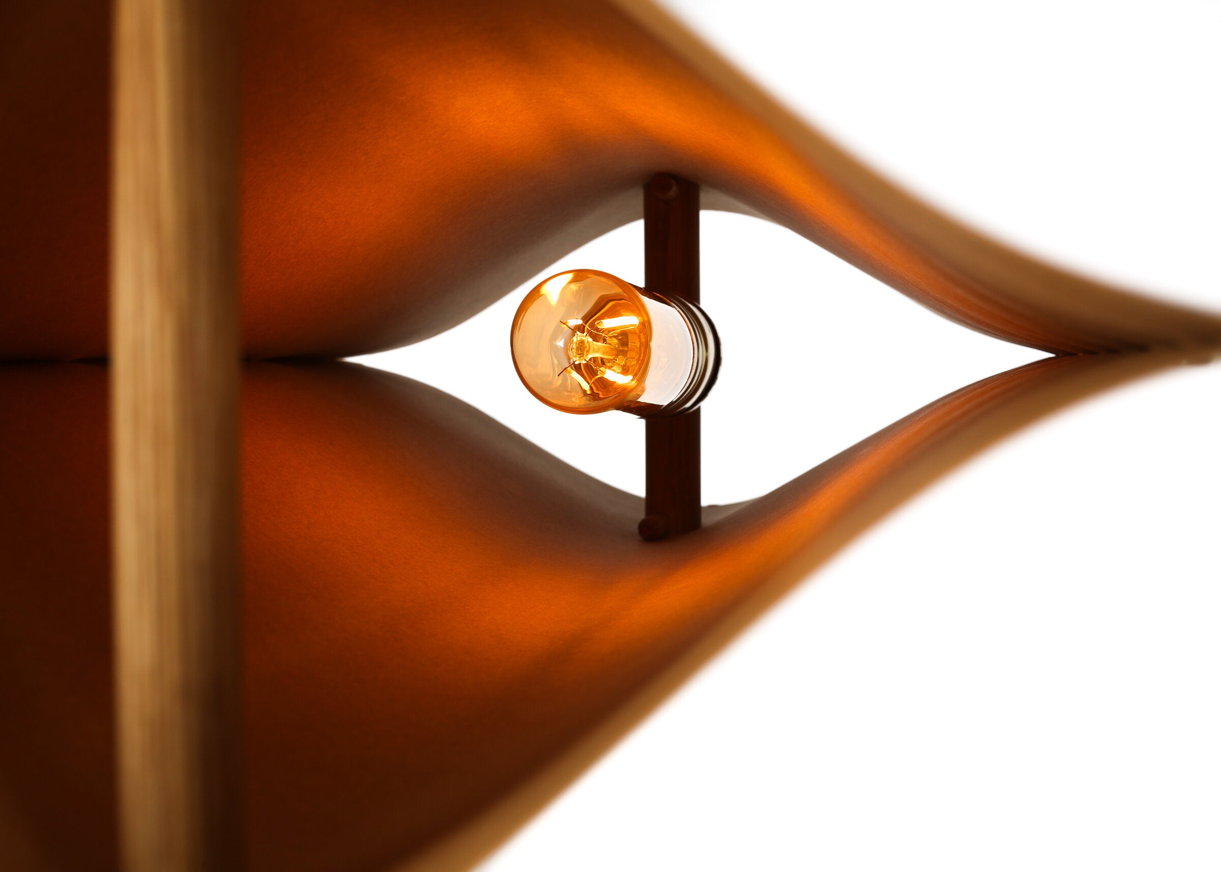 Pocket Pendant Lamp in Tall, Sapele